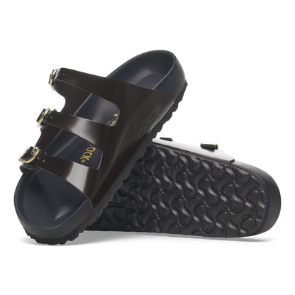 Florida Exquisite Natural Leather Patent in Color High Shine Black | Birkenstock