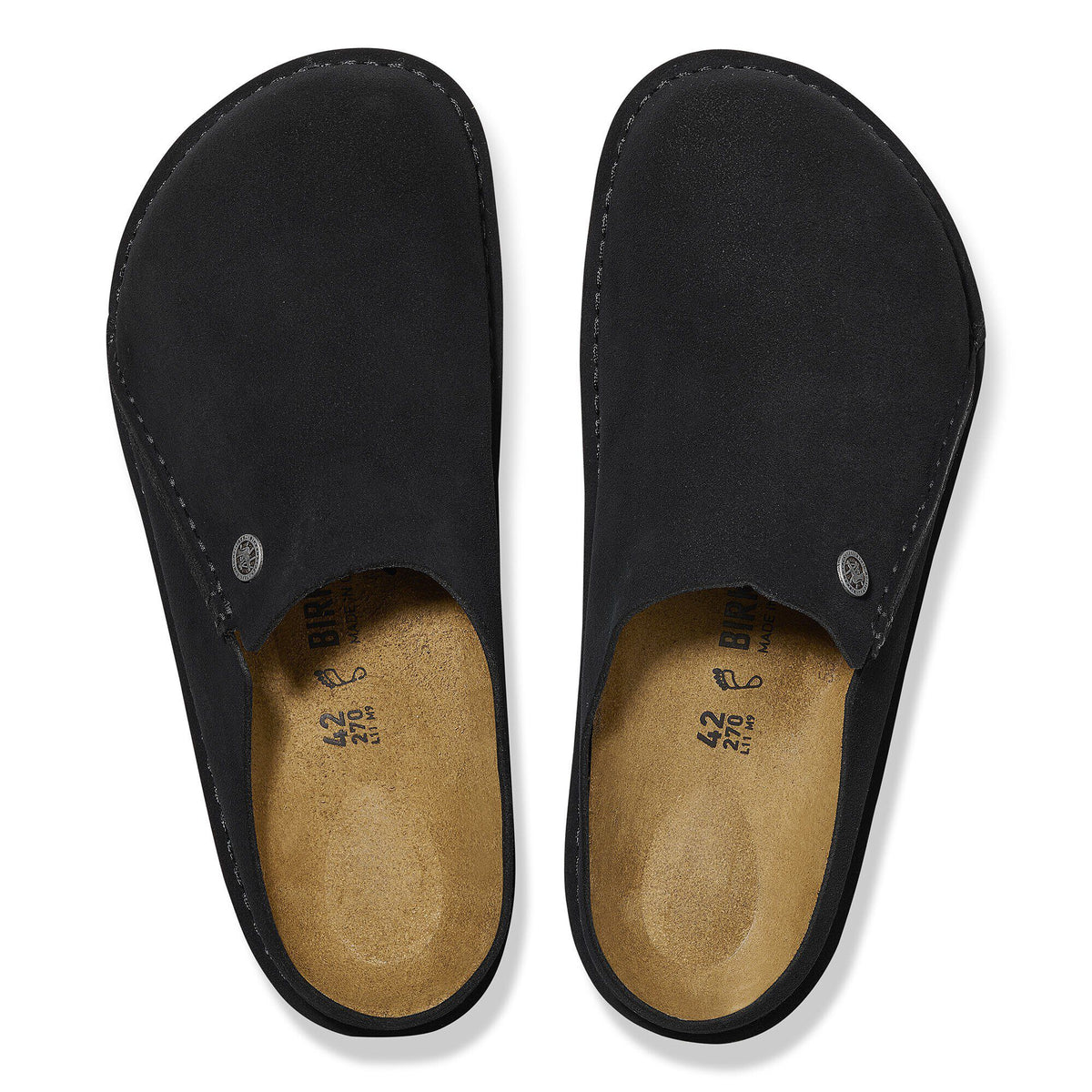 Zermatt Premium Suede Leather in Color Black | Birkenstock