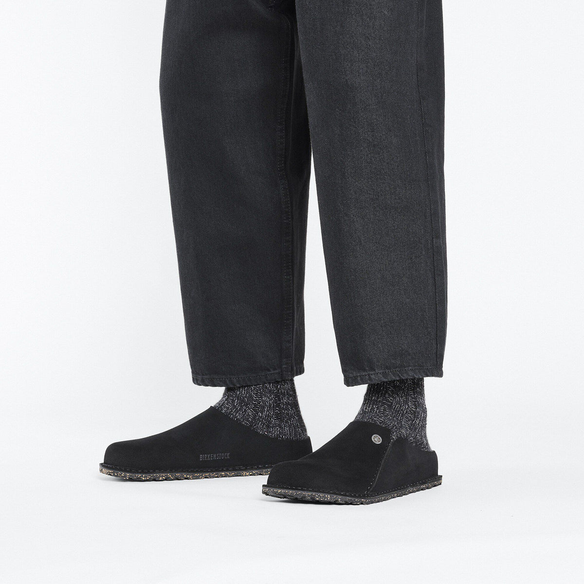 Zermatt Premium Suede Leather in Color Black | Birkenstock