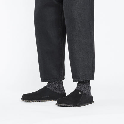 Zermatt Premium Suede Leather in Color Black | Birkenstock