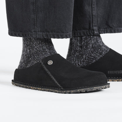 Zermatt Premium Suede Leather in Color Black | Birkenstock
