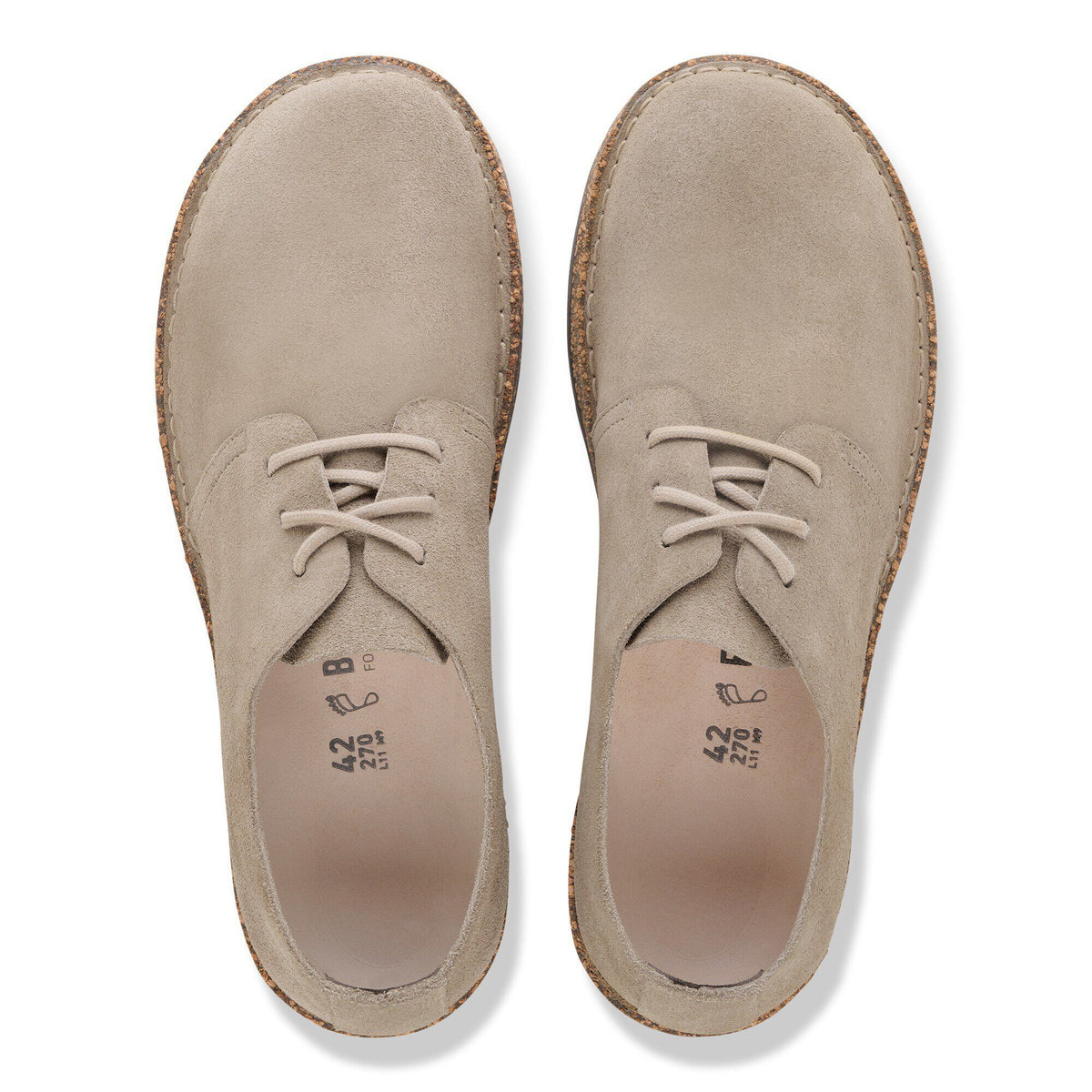 Uppsala Low Suede Leather in Color Taupe | Birkenstock