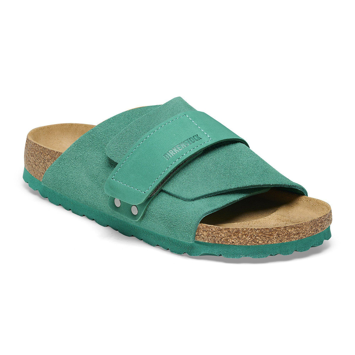 Kyoto Nubuck-Suede Leather in Color Digital Green | Birkenstock