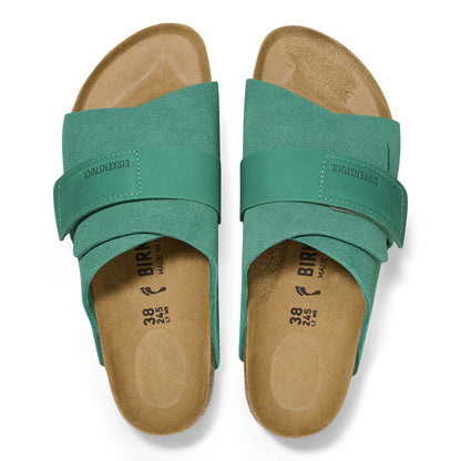 Kyoto Nubuck-Suede Leather in Color Digital Green | Birkenstock
