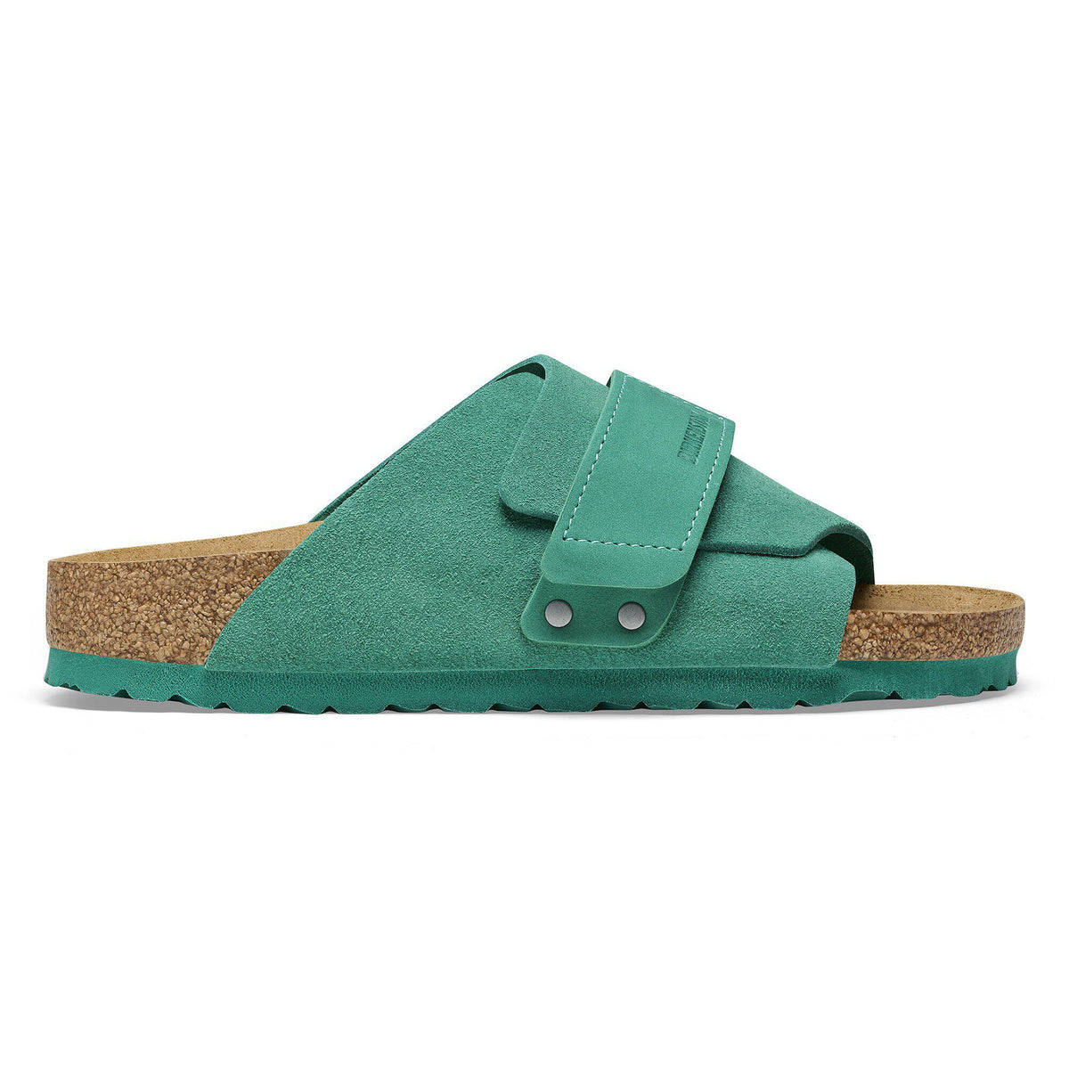 Kyoto Nubuck-Suede Leather in Color Digital Green | Birkenstock