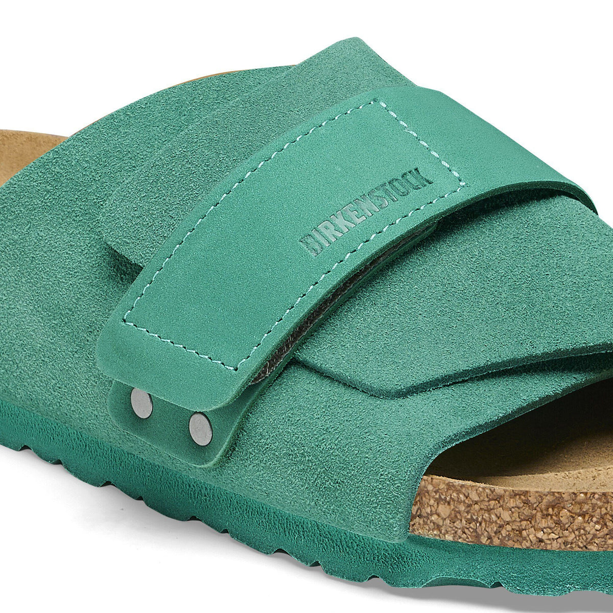 Kyoto Nubuck-Suede Leather in Color Digital Green | Birkenstock