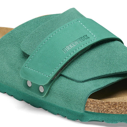 Kyoto Nubuck-Suede Leather in Color Digital Green | Birkenstock