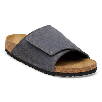 Solana Suede Leather in Color Charcoal | Birkenstock