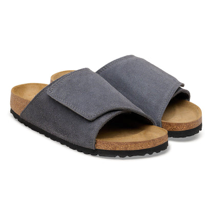 Solana Suede Leather in Color Charcoal | Birkenstock