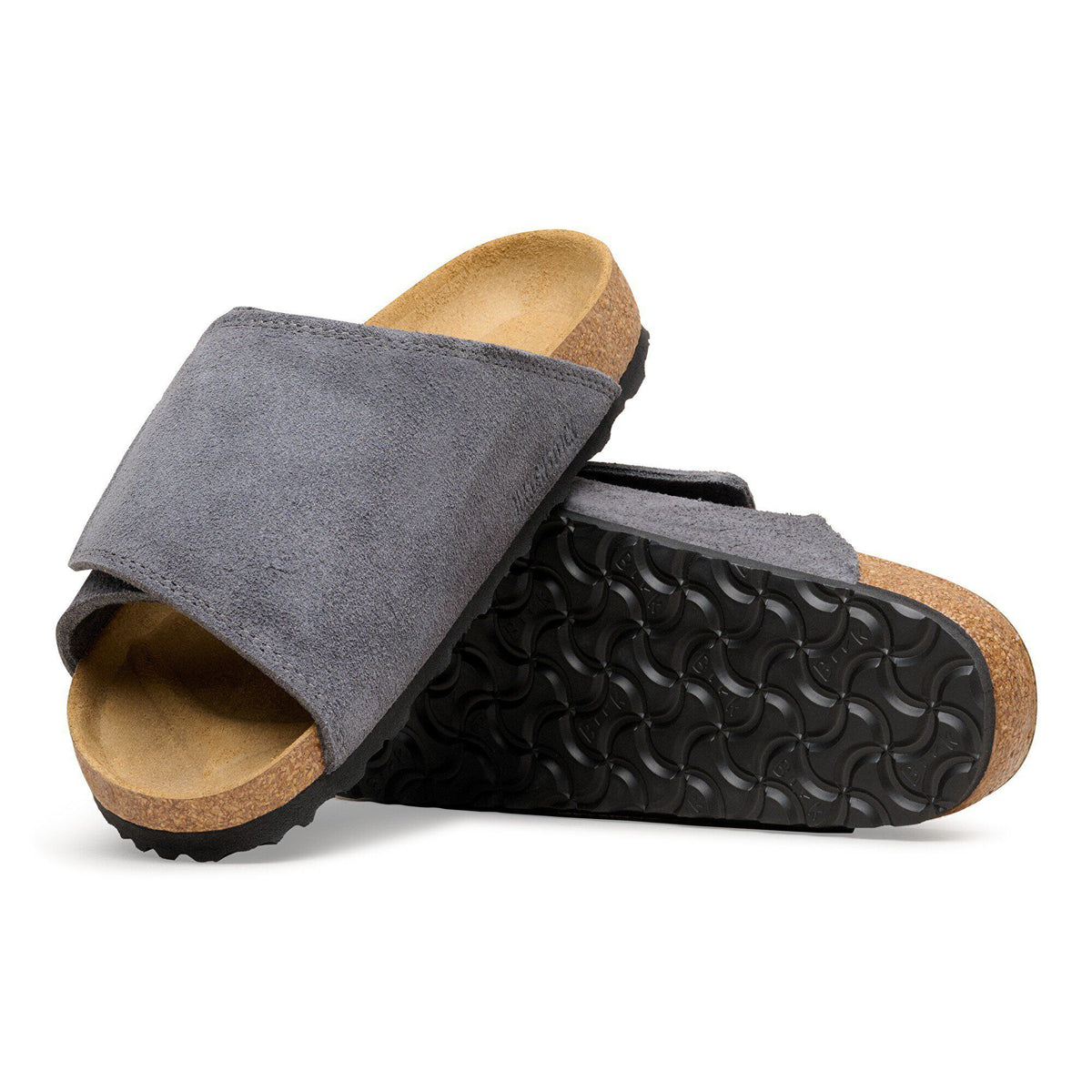 Solana Suede Leather in Color Charcoal | Birkenstock