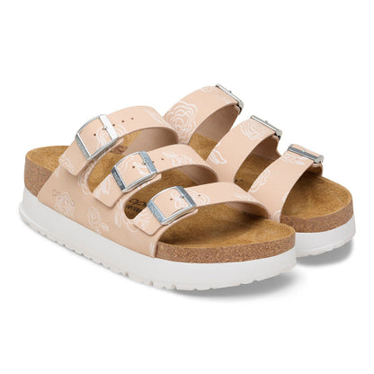 Florida Flex Platform Nubuck Leather in Color Light Rose Flower | Birkenstock