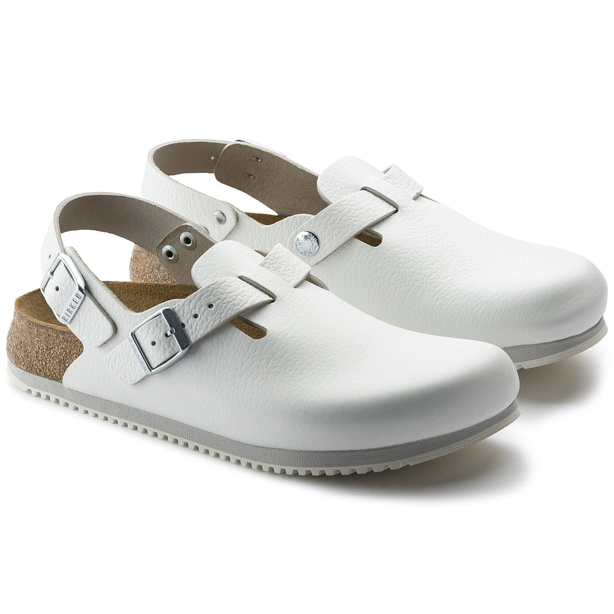 Tokio Super Grip Leather in Color White | Birkenstock