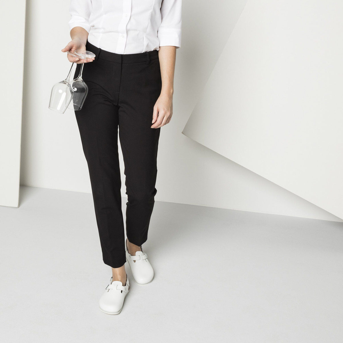 Tokio Super Grip Leather in Color White | Birkenstock