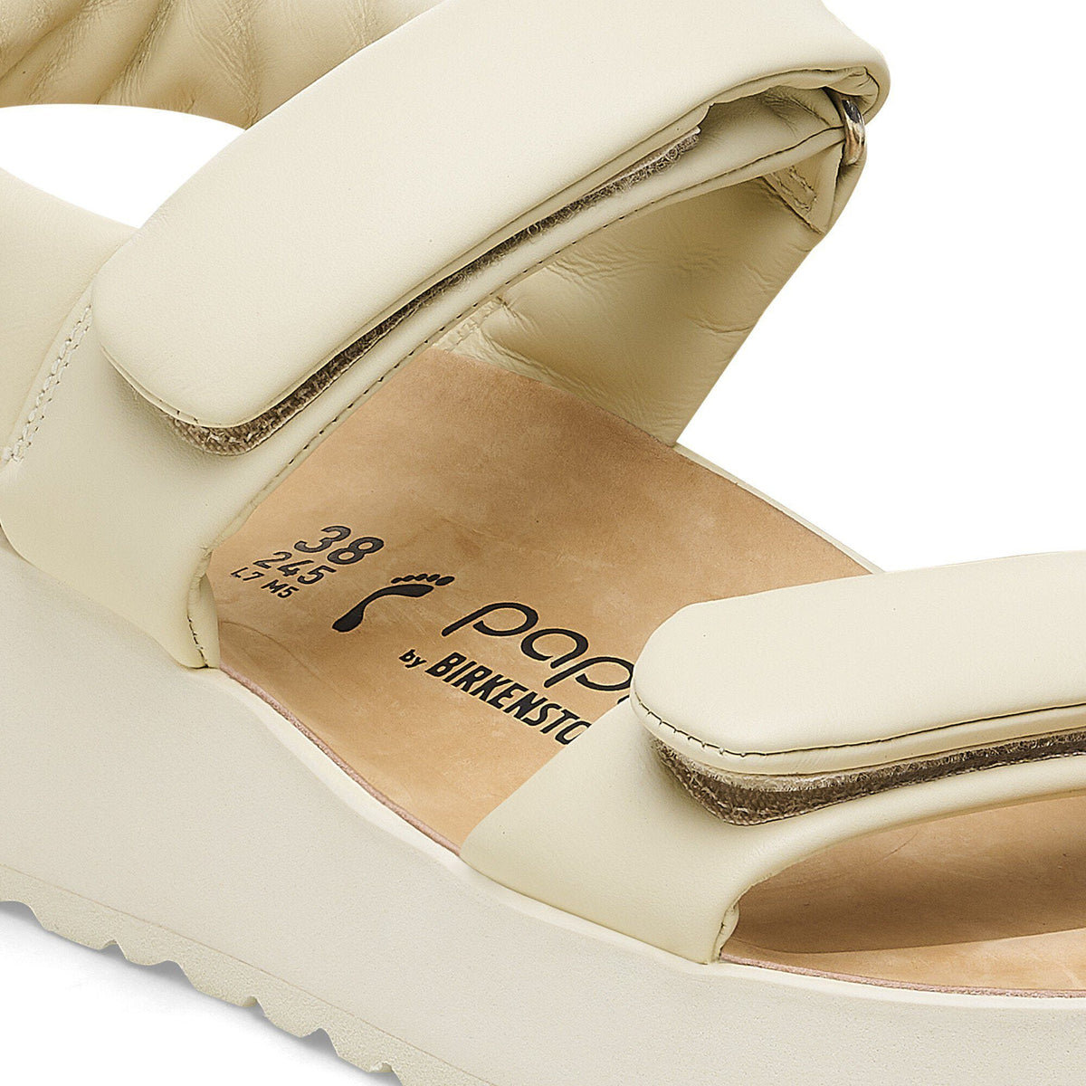Theda Leather in Color Ecru | Birkenstock