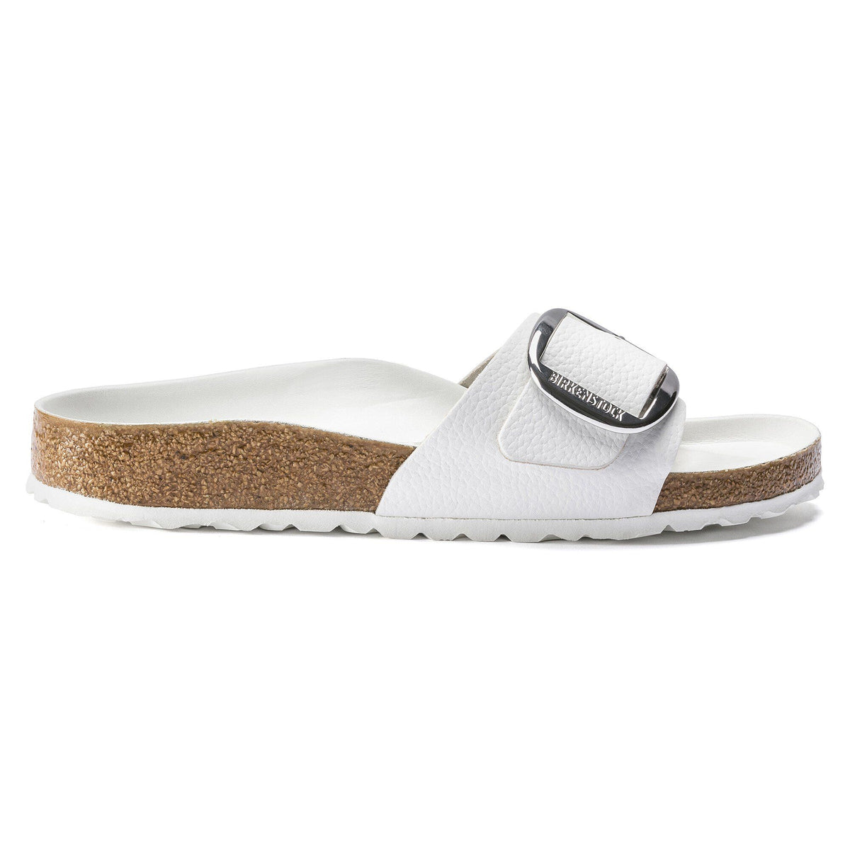Madrid Big Buckle Leather in Color White | Birkenstock