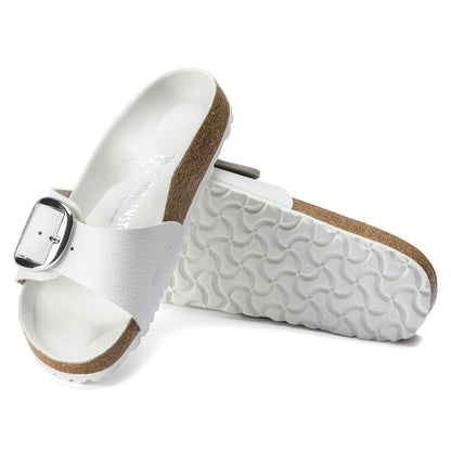 Madrid Big Buckle Leather in Color White | Birkenstock