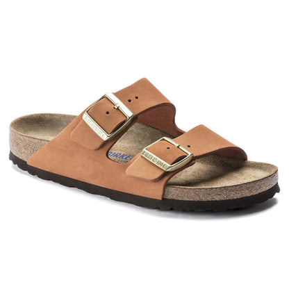 Arizona Soft Footbed Nubuck Leather in Color Pecan | Birkenstock