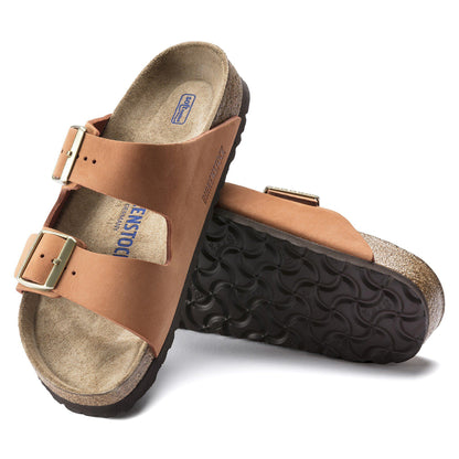 Arizona Soft Footbed Nubuck Leather in Color Pecan | Birkenstock