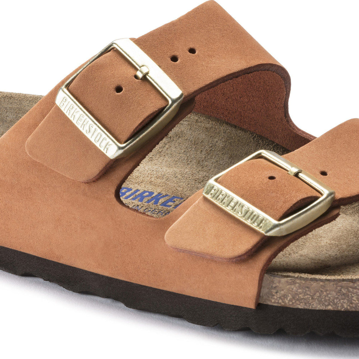 Arizona Soft Footbed Nubuck Leather in Color Pecan | Birkenstock