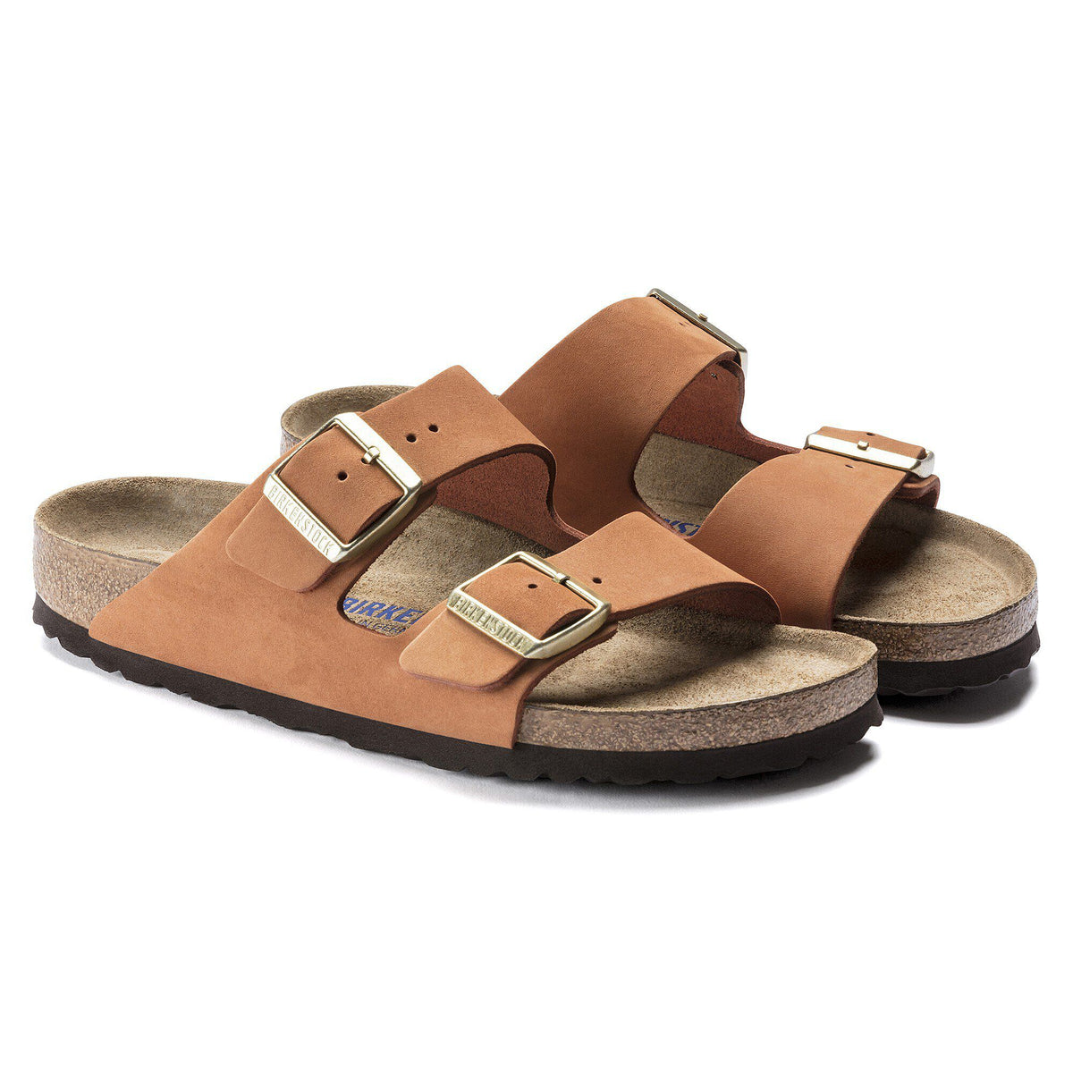 Arizona Soft Footbed Nubuck Leather in Color Pecan | Birkenstock