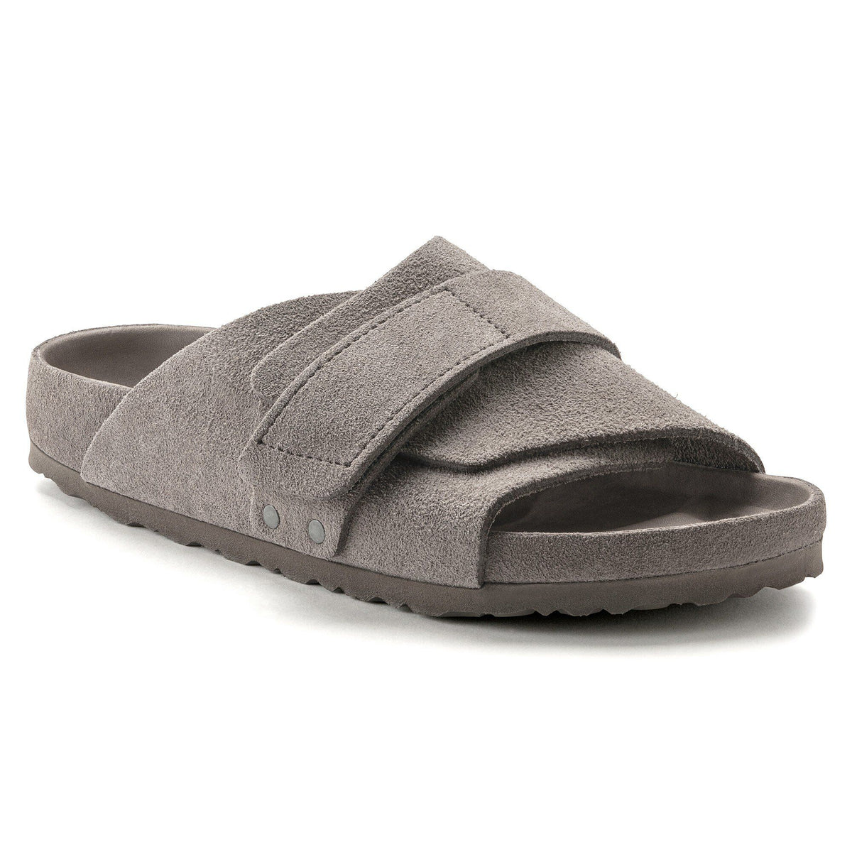 Kyoto Suede Leather in Color Gray Taupe | Birkenstock