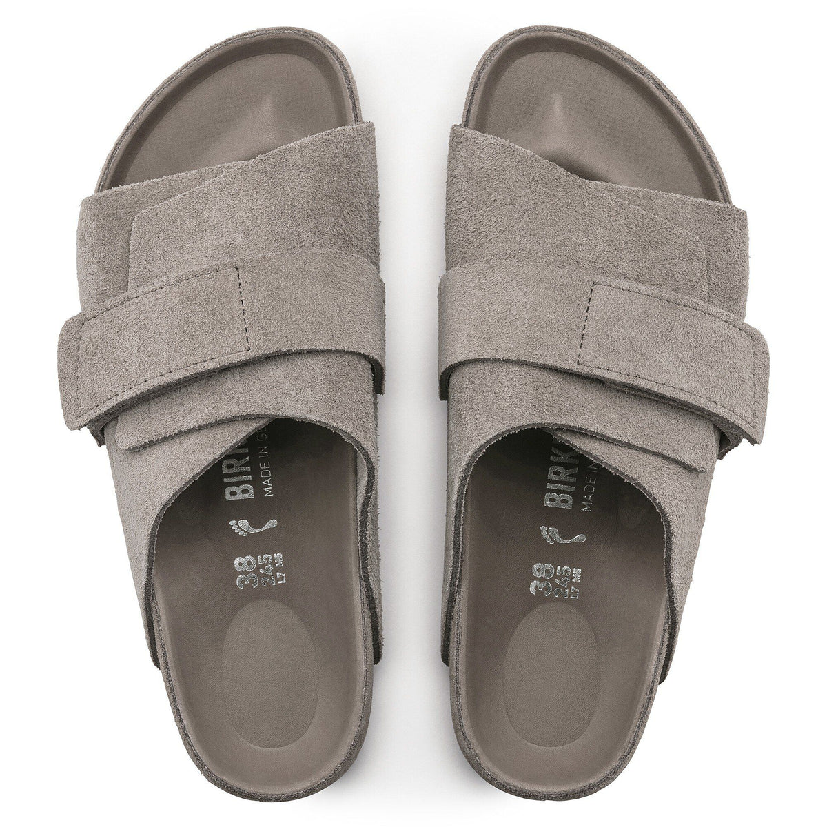 Kyoto Suede Leather in Color Gray Taupe | Birkenstock