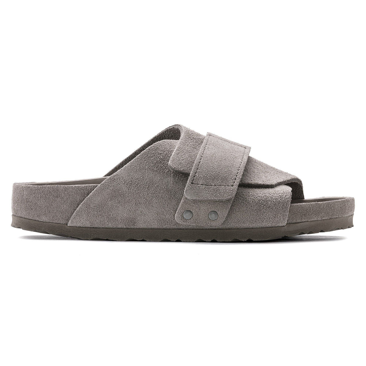 Kyoto Suede Leather in Color Gray Taupe | Birkenstock