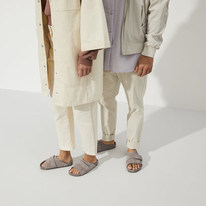 Kyoto Suede Leather in Color Gray Taupe | Birkenstock