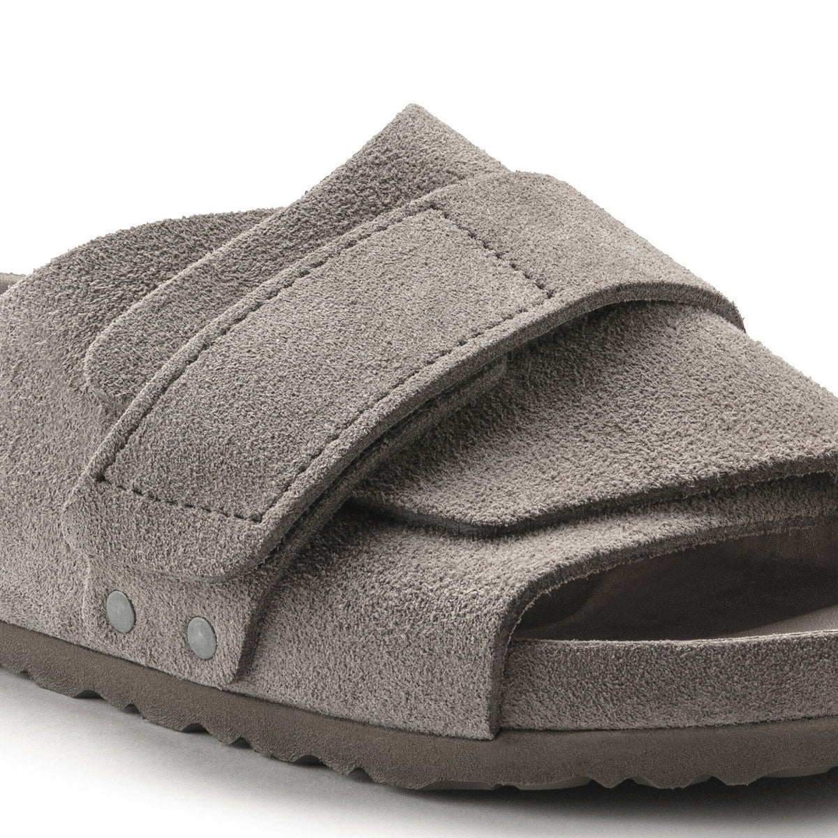 Kyoto Suede Leather in Color Gray Taupe | Birkenstock