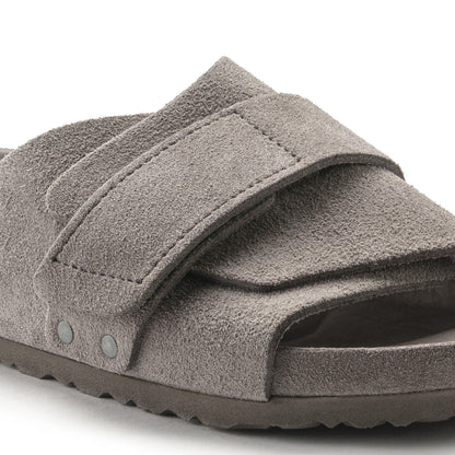 Kyoto Suede Leather in Color Gray Taupe | Birkenstock