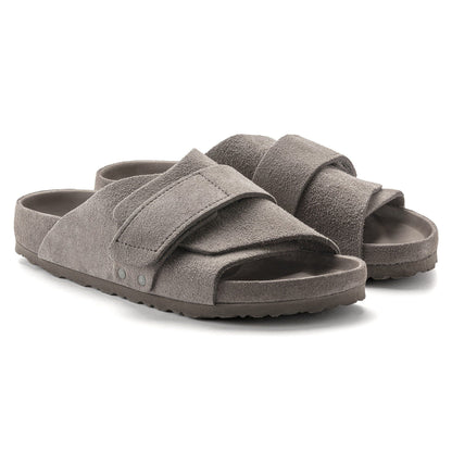Kyoto Suede Leather in Color Gray Taupe | Birkenstock