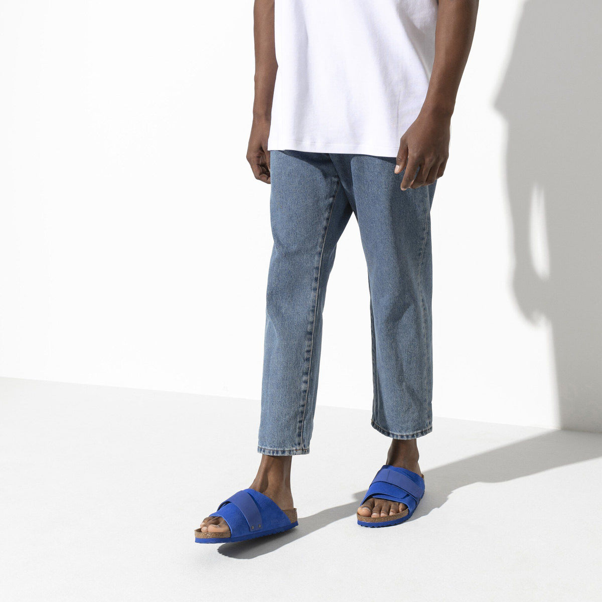 Kyoto Nubuck-Suede Leather in Color Ultra Blue | Birkenstock