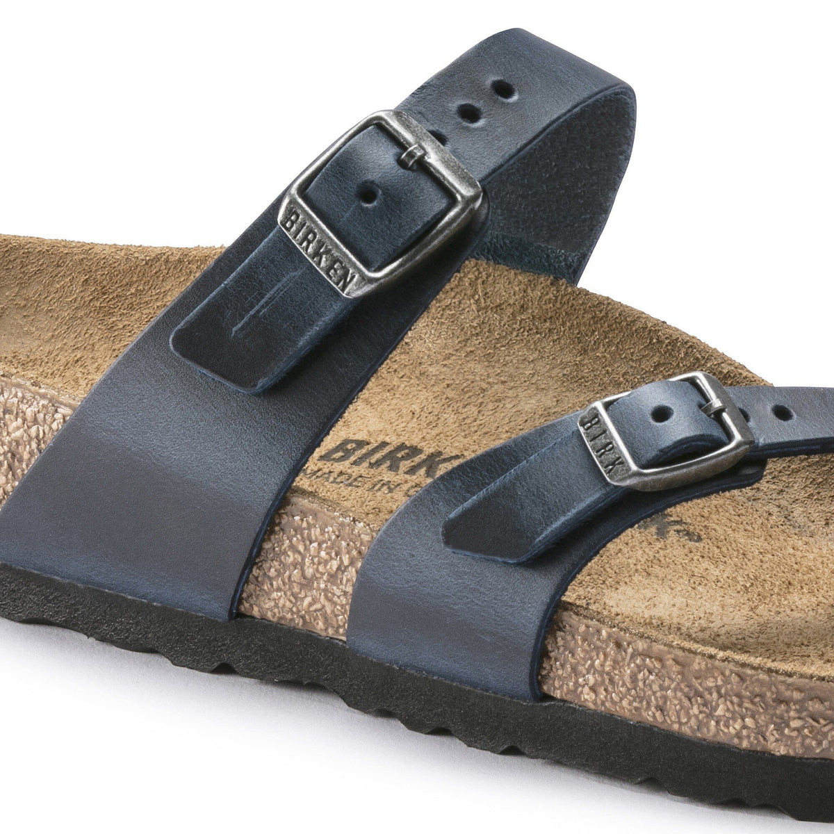 Mayari Oiled Leather in Color Blue | Birkenstock