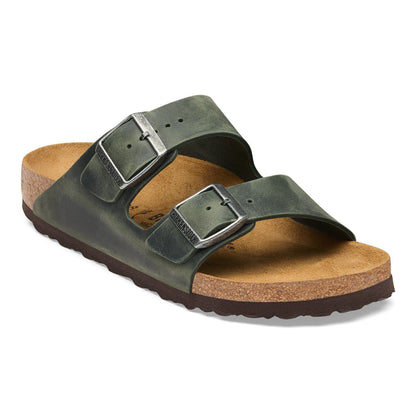 Arizona Oiled Leather in Color Thyme | Birkenstock