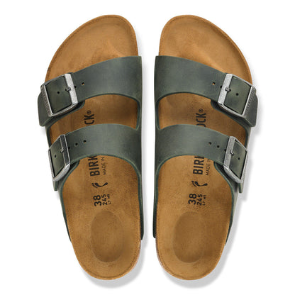 Arizona Oiled Leather in Color Thyme | Birkenstock