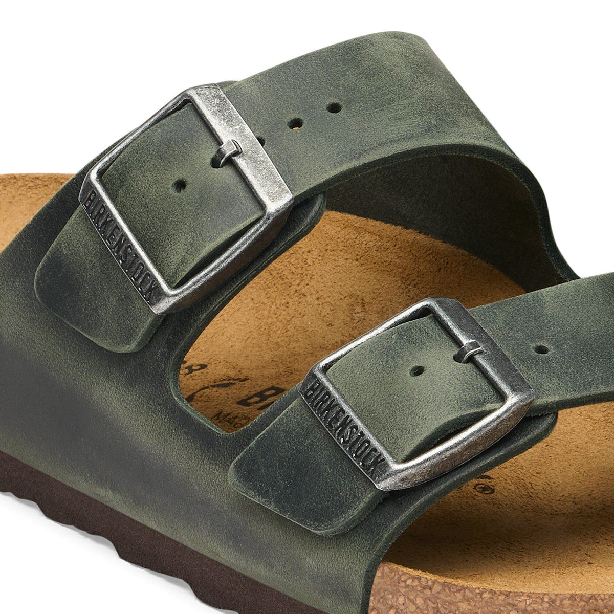 Arizona Oiled Leather in Color Thyme | Birkenstock