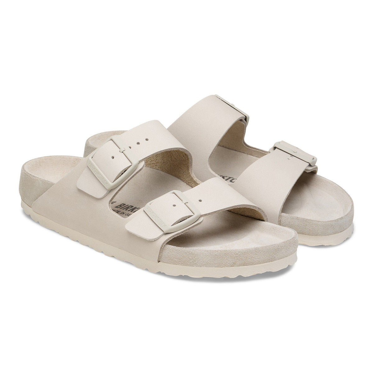 Arizona Nubuck Leather in Color Oyster | Birkenstock