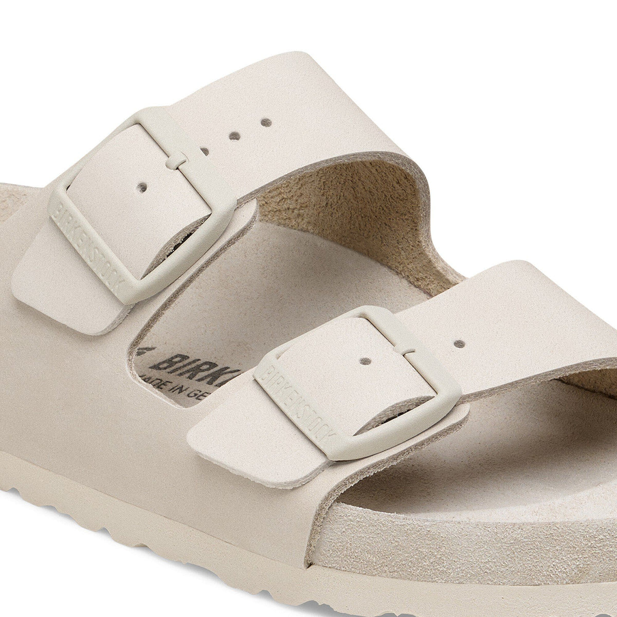 Arizona Nubuck Leather in Color Oyster | Birkenstock