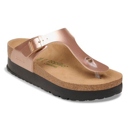 Gizeh Flex Platform Birko-Flor in Color Electric Metallic Copper | Birkenstock