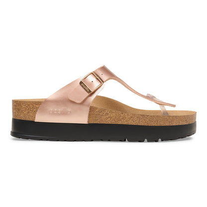 Gizeh Flex Platform Birko-Flor in Color Electric Metallic Copper | Birkenstock