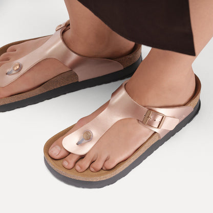 Gizeh Flex Platform Birko-Flor in Color Electric Metallic Copper | Birkenstock