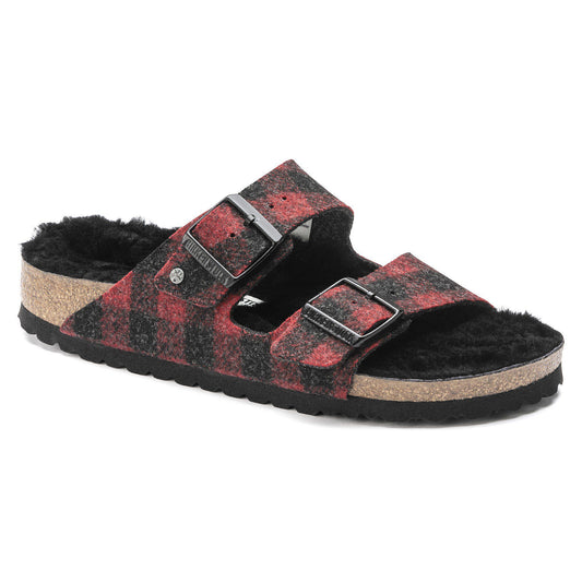 Arizona Shearling Wool in Color Plaid Red | Birkenstock