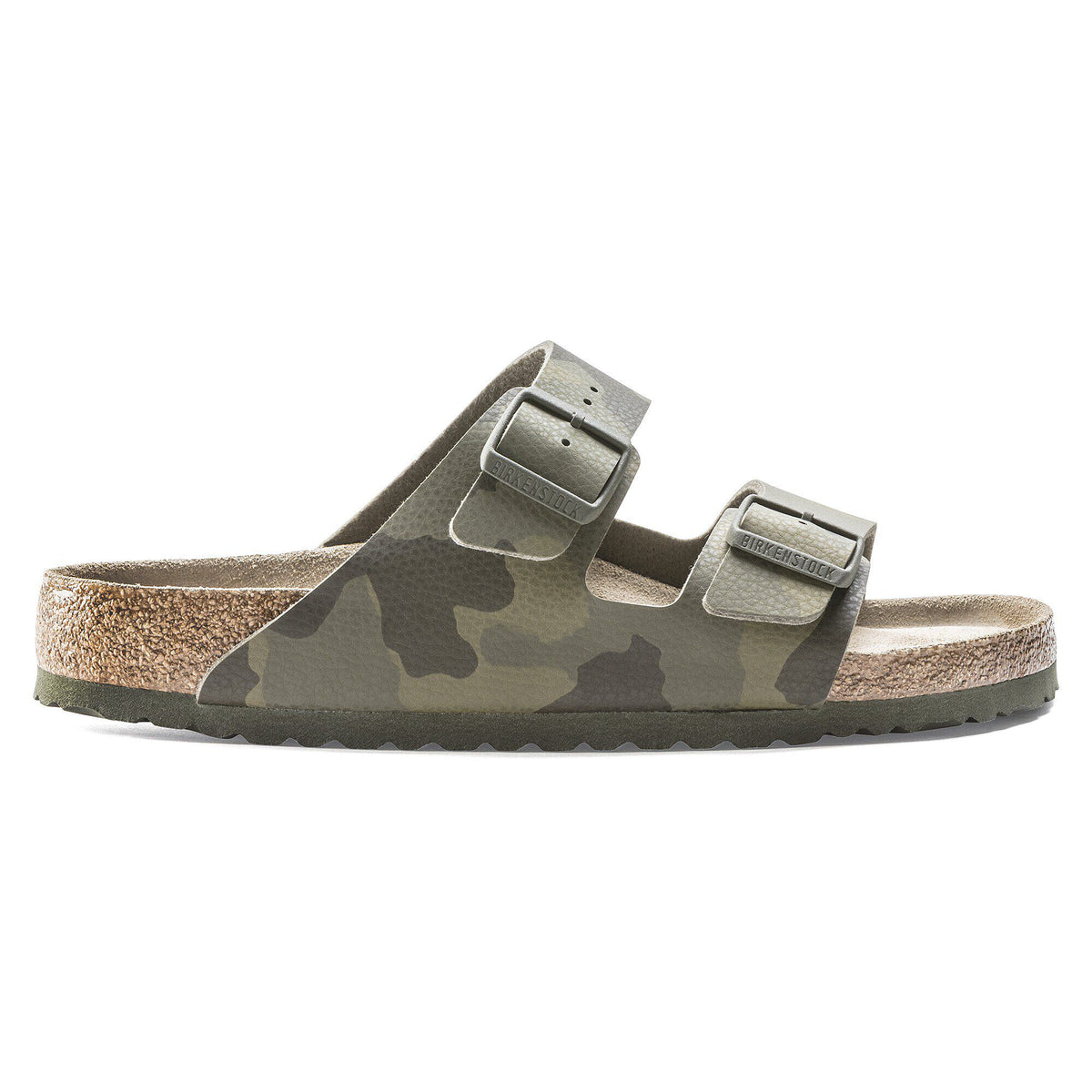 Arizona Soft Footbed Birko-Flor in Color Desert Soil Camo Green | Birkenstock