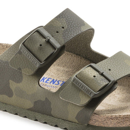 Arizona Soft Footbed Birko-Flor in Color Desert Soil Camo Green | Birkenstock