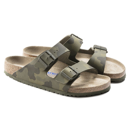 Arizona Soft Footbed Birko-Flor in Color Desert Soil Camo Green | Birkenstock