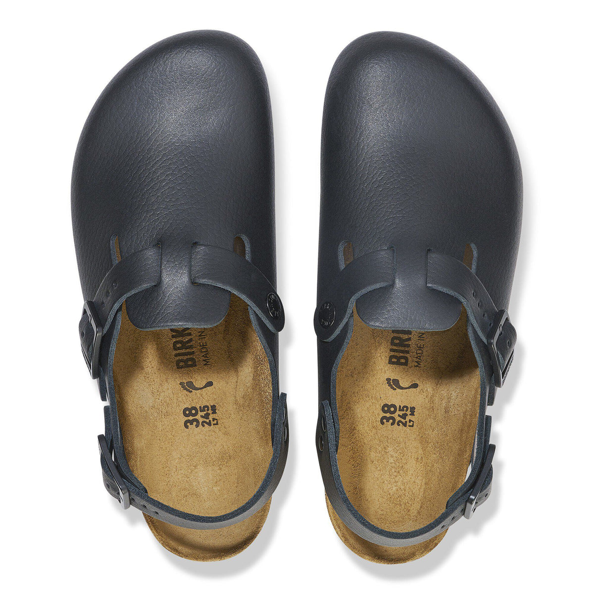 Tokio Pro Natural Coated Leather in Color Black | Birkenstock