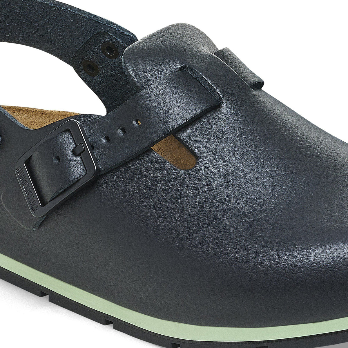 Tokio Pro Natural Coated Leather in Color Black | Birkenstock