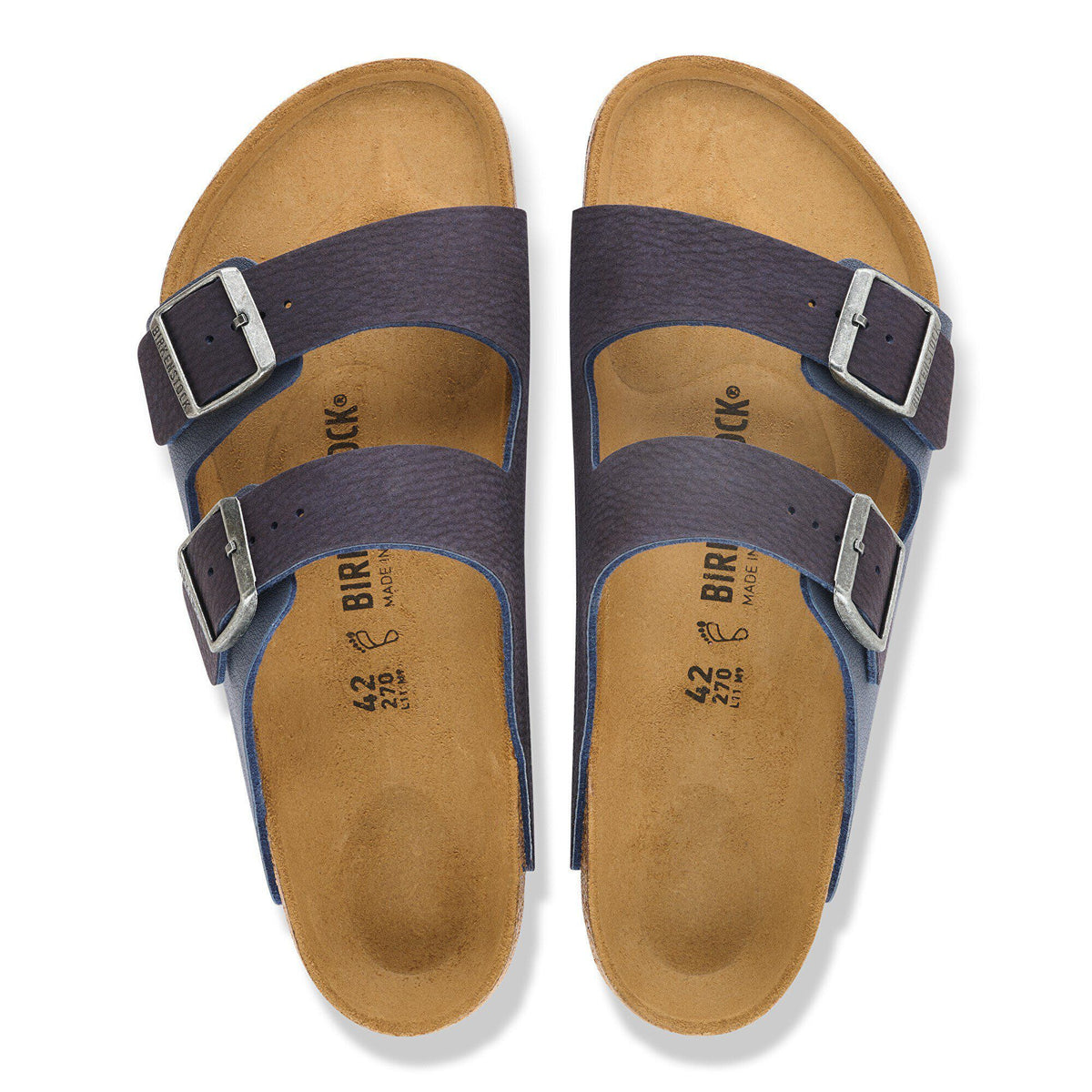Arizona Mixed Synthetic Material in Color Indigo Blue/New Navy | Birkenstock