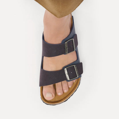 Arizona Mixed Synthetic Material in Color Indigo Blue/New Navy | Birkenstock