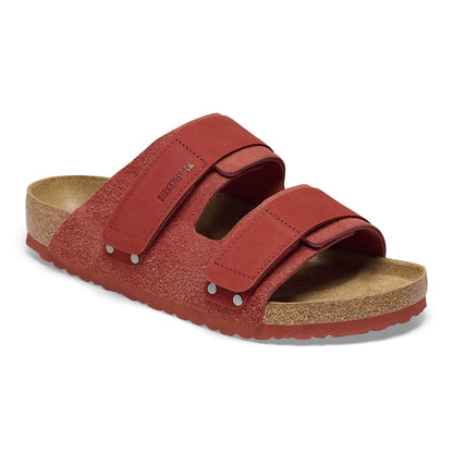 Uji Nubuck-Suede Leather in Color Sienna Red | Birkenstock